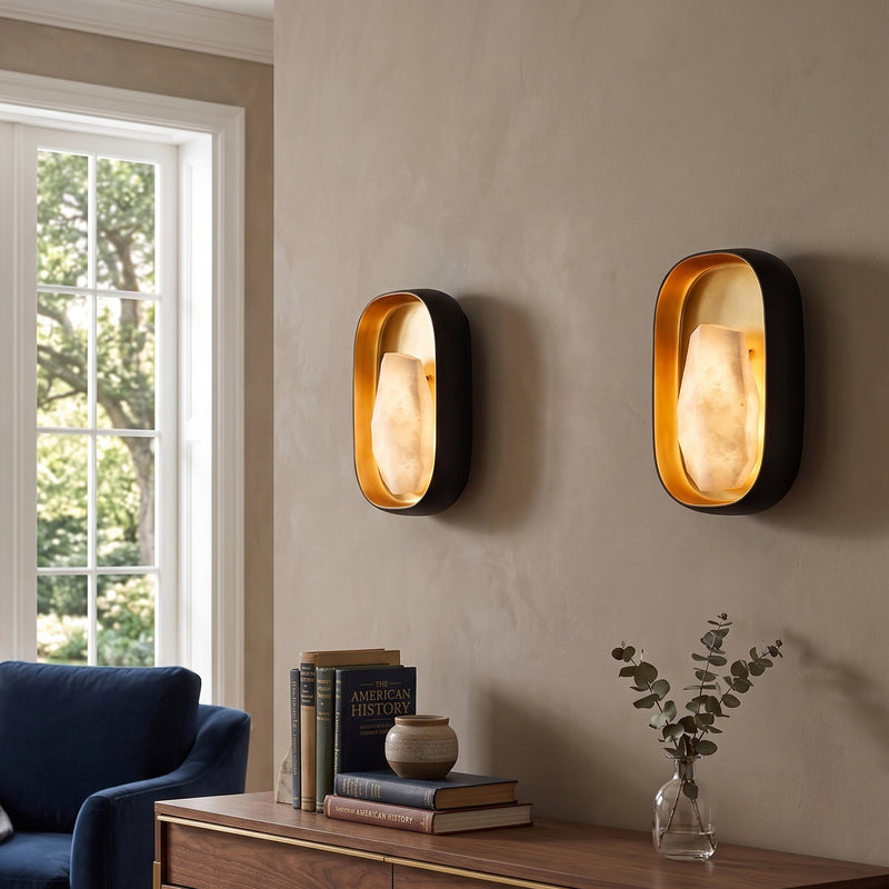 Dawn Alabaster Wall Sconce
