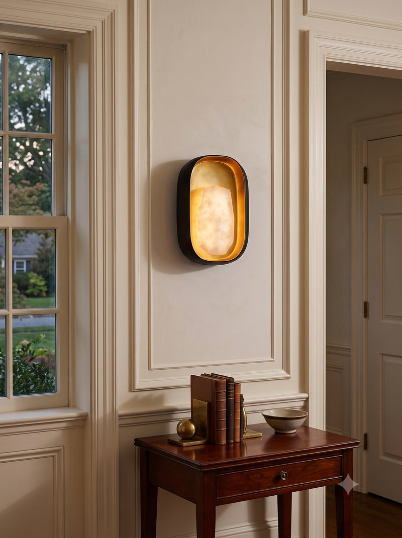 Dawn Alabaster Wall Sconce