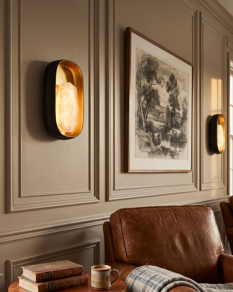 Dawn Alabaster Wall Sconce