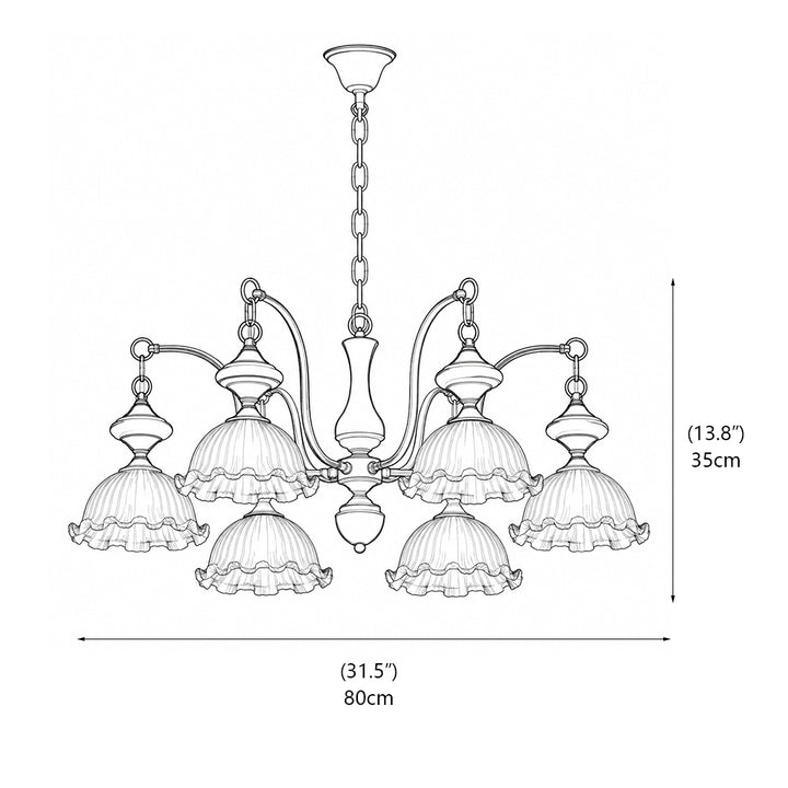 Gino Alabaster Chandelier