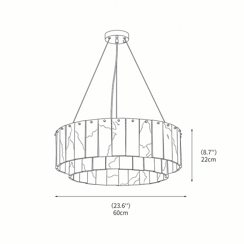 Eichholtz Alabaster Chandelier