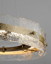 Eldon Banded Glass Halo Chandelier – detail 24