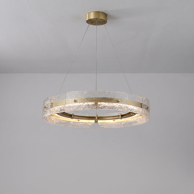Eldon Banded Glass Halo Chandelier – detail 17