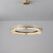 Eldon Banded Glass Halo Chandelier – detail 18