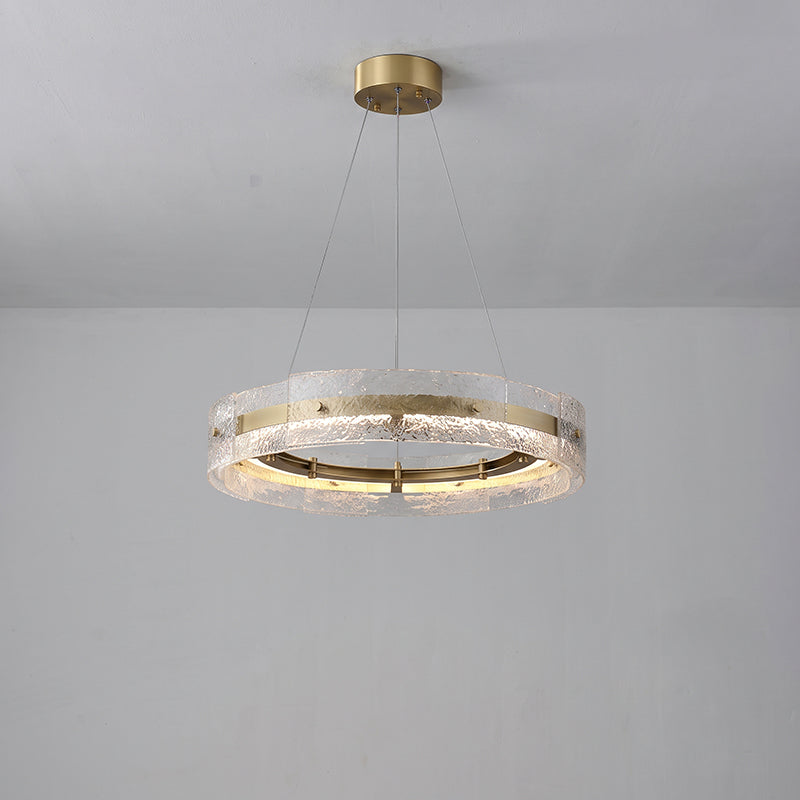 Eldon Banded Glass Halo Chandelier – detail 16