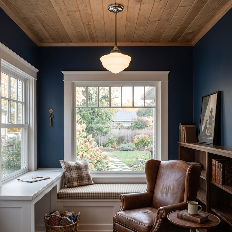 Eleanor Stepped Semi-Flush Mount Ceiling Lamp