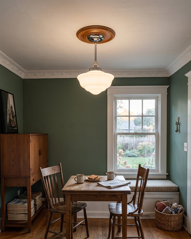 Eleanor Stepped Semi-Flush Mount Ceiling Lamp