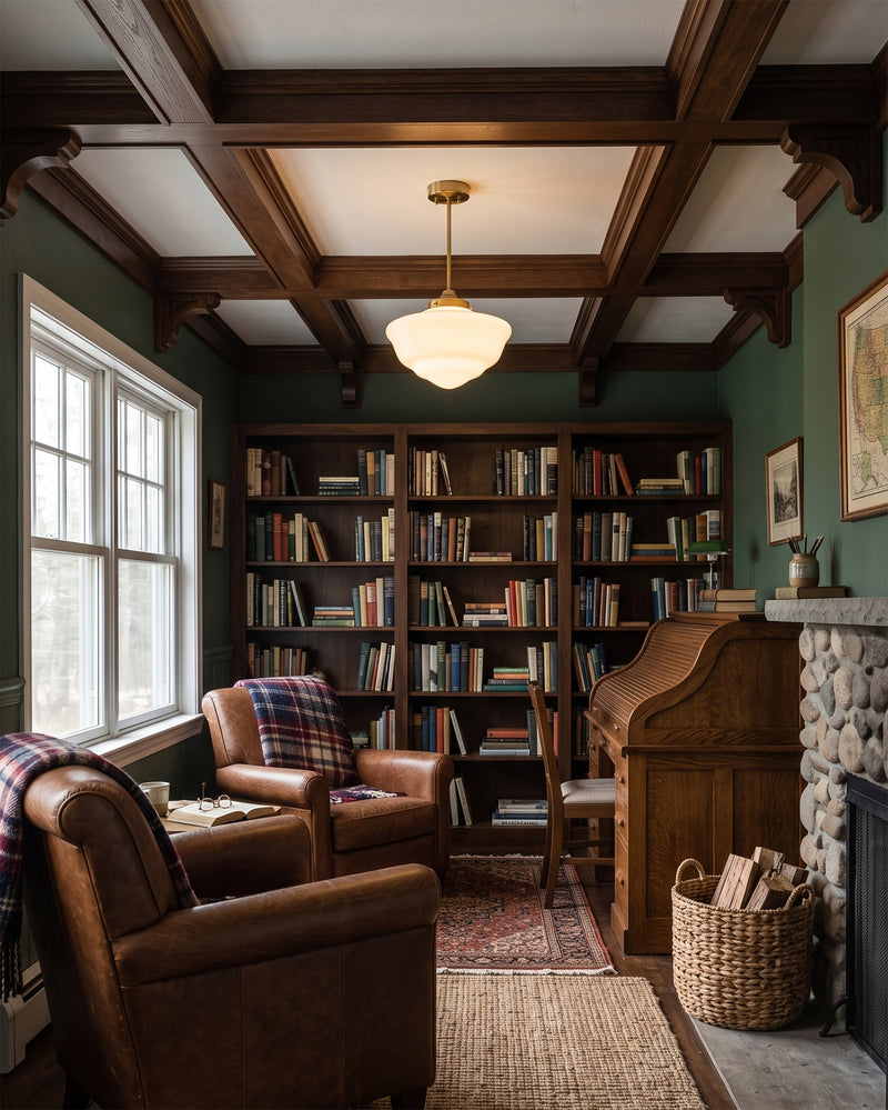 Eleanor Stepped Semi-Flush Mount Ceiling Lamp