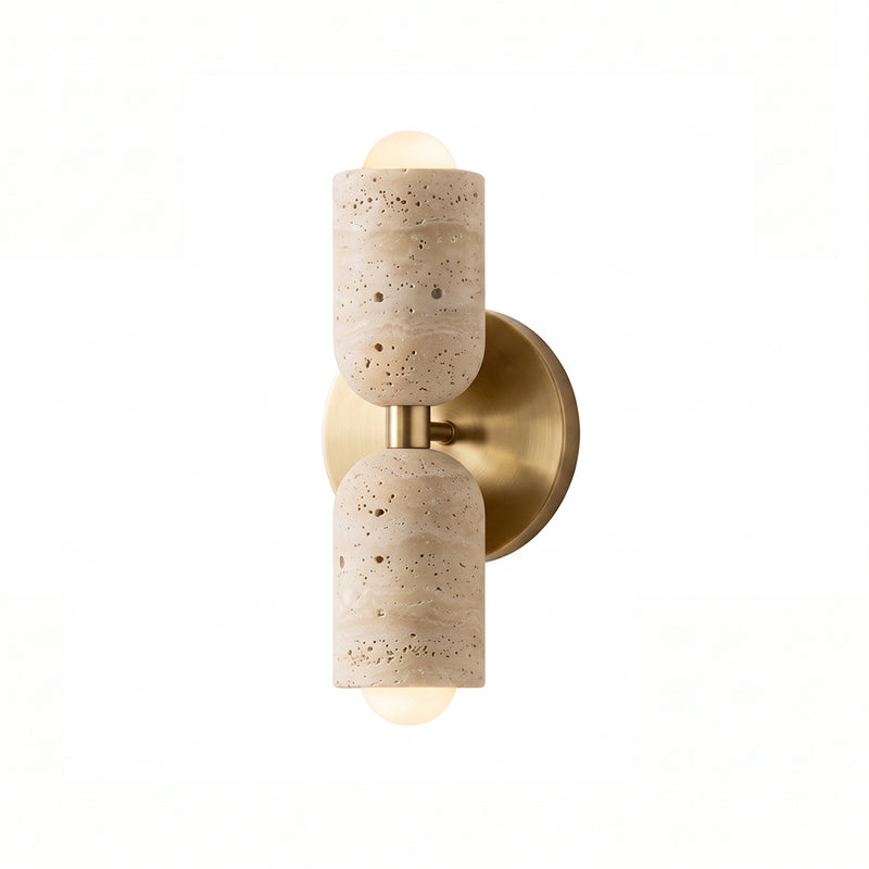 Emerson Travertine Totem Wall Sconce