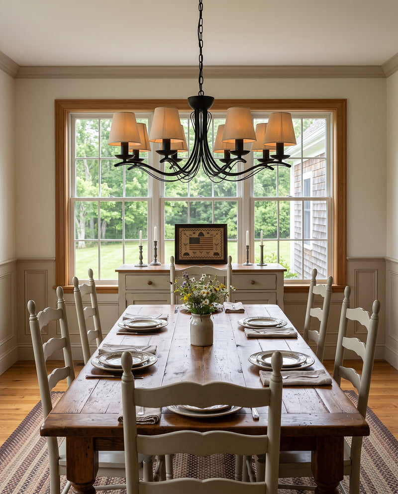 Evander Brass Chandelier