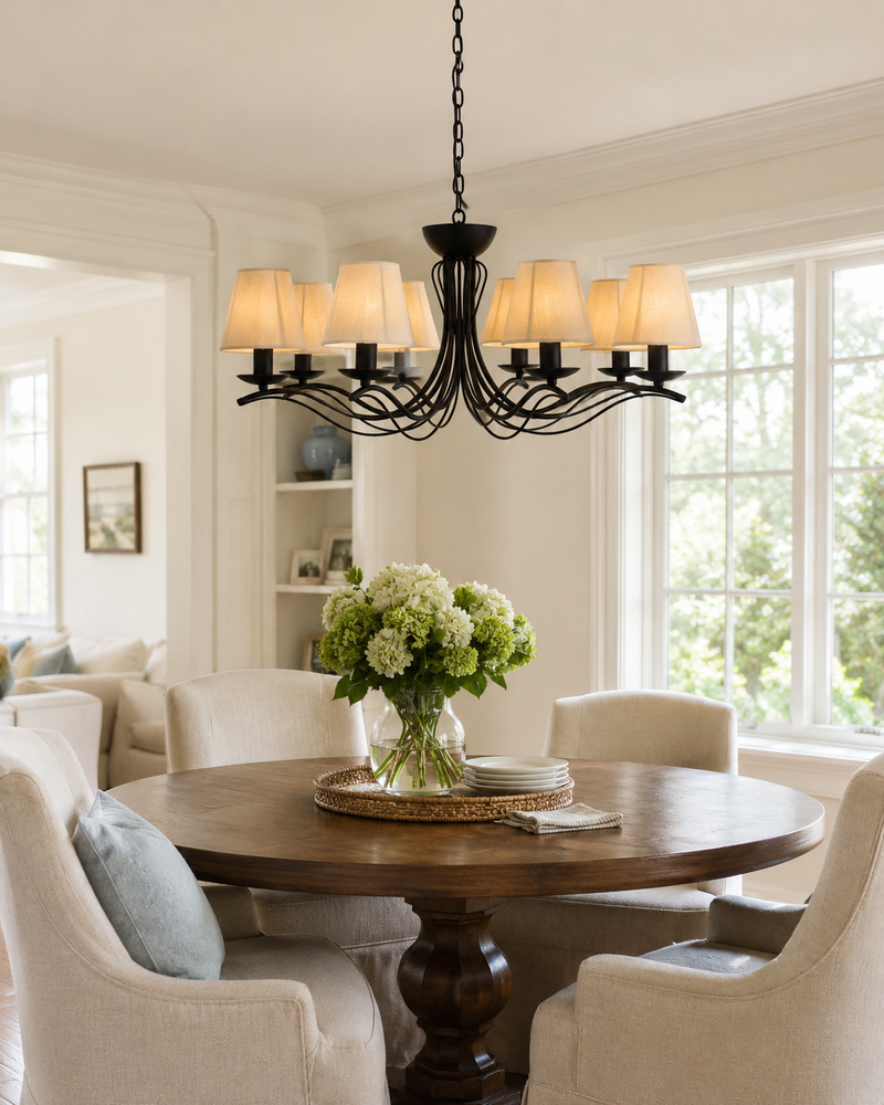 Evander Brass Chandelier