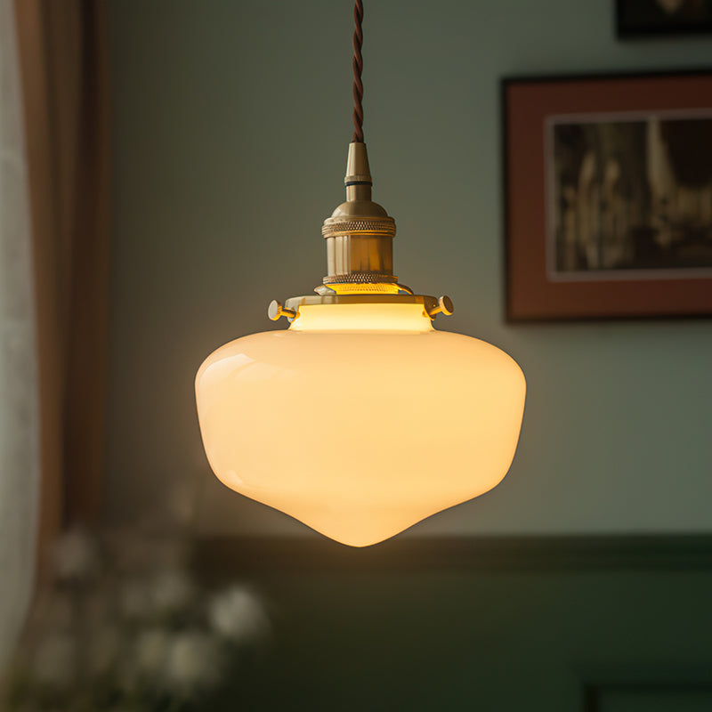 Evelyn Opaline Drop Pendant Lamp
