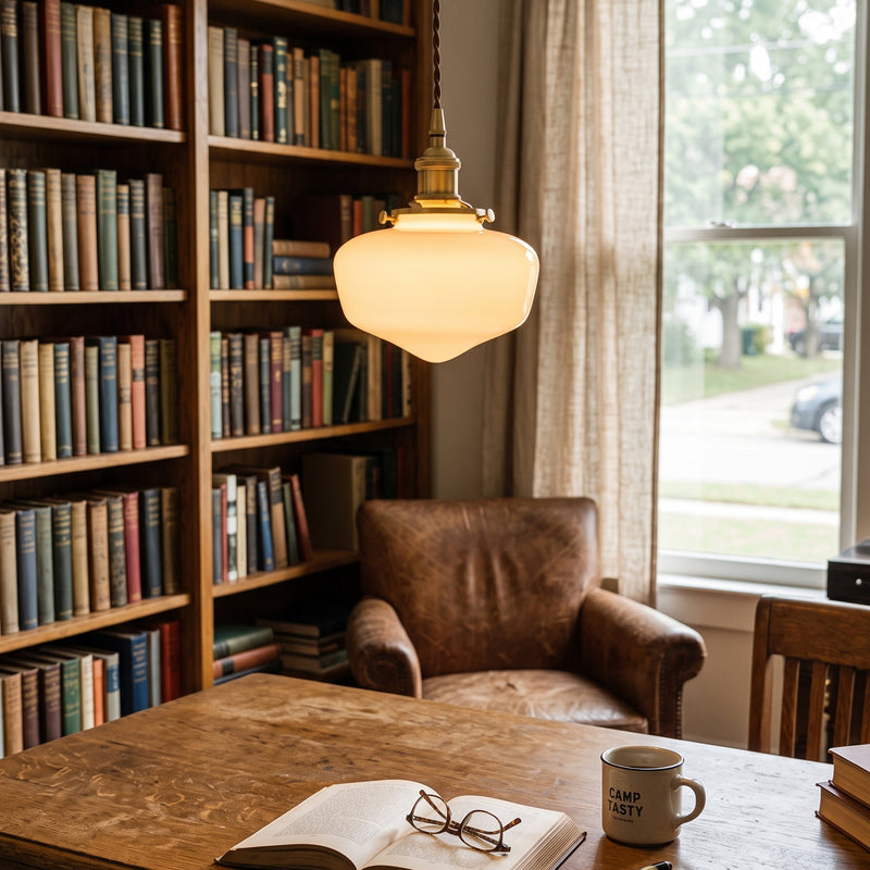 Evelyn Opaline Drop Pendant Lamp