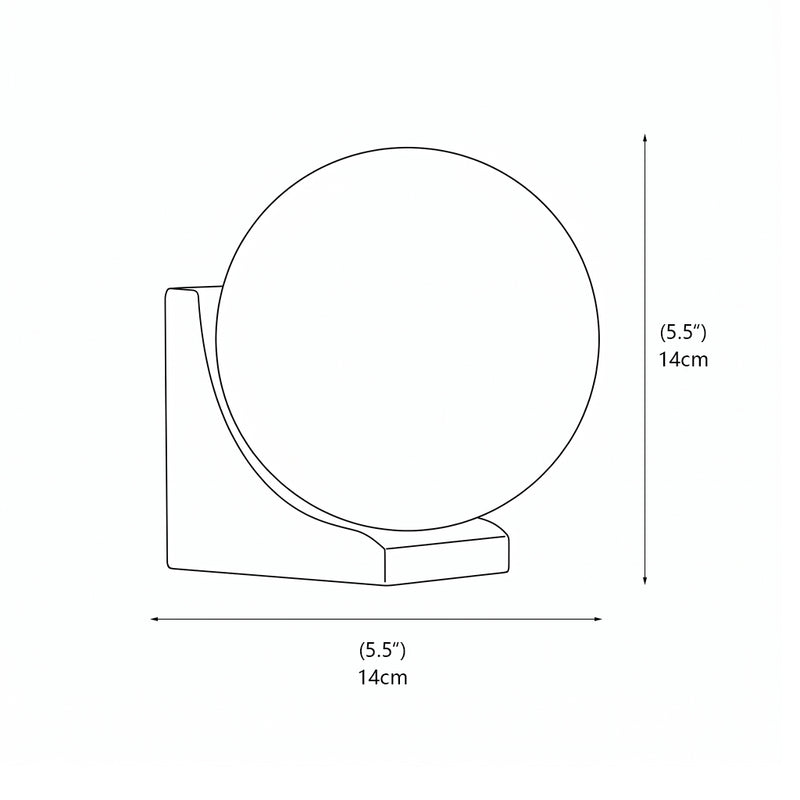 Evelyn Orb Alabaster Wall Sconce