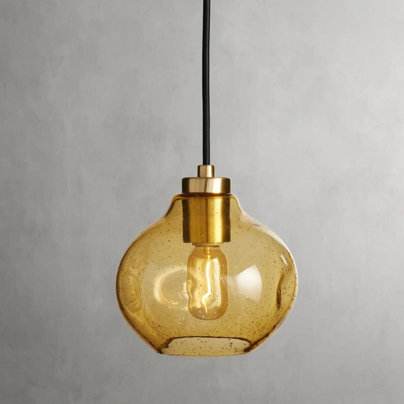 Ezra Organische Glazen Hanglamp