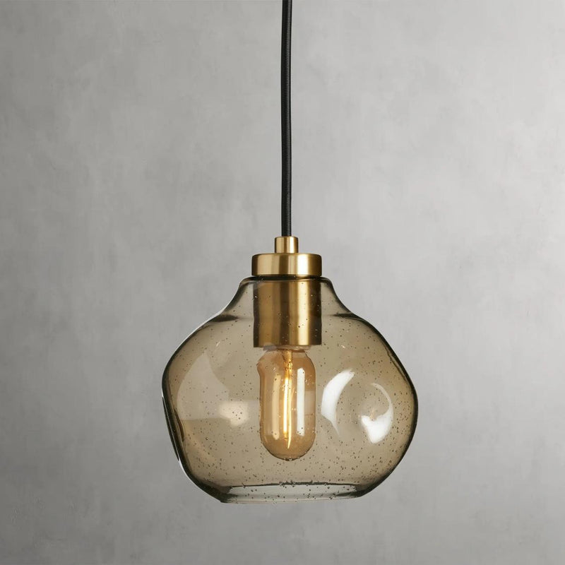 Ezra Organische Glazen Hanglamp