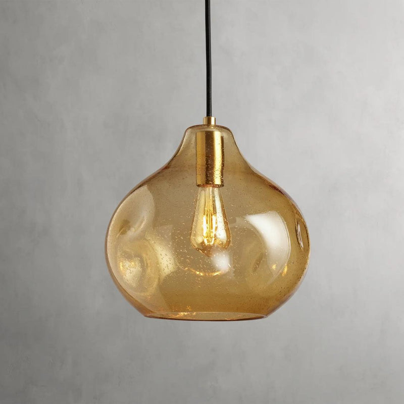 Ezra Organische Glazen Hanglamp