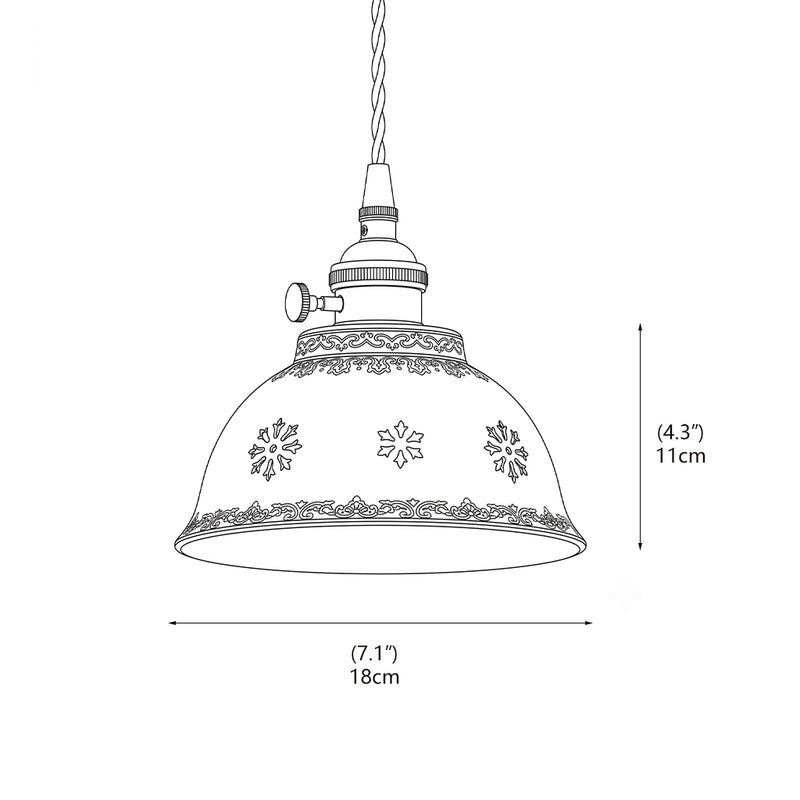 Fairbanks Ceramics Pendant Lamp