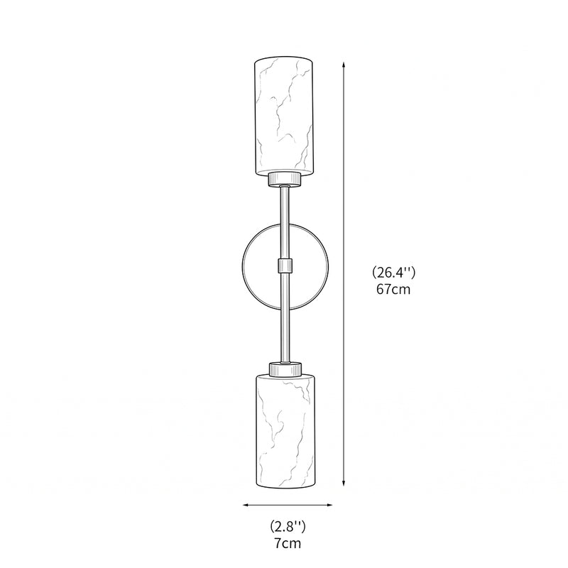 Farol Alabaster Wall Lamp