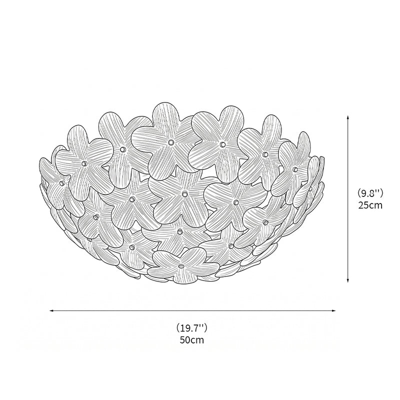 Flora Dome Flush Mount