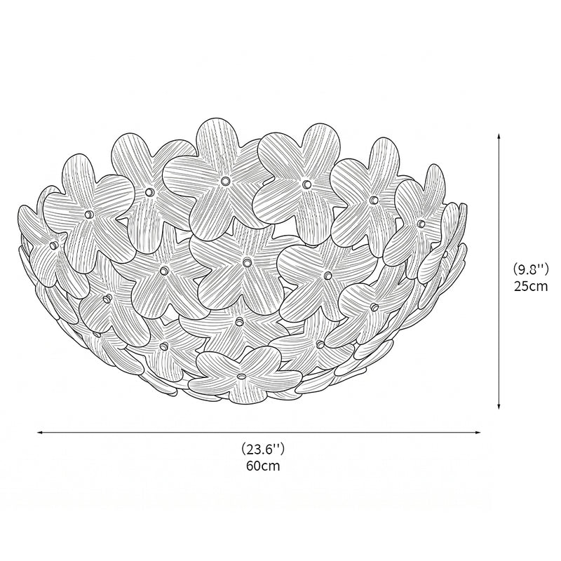 Flora Dome Flush Mount