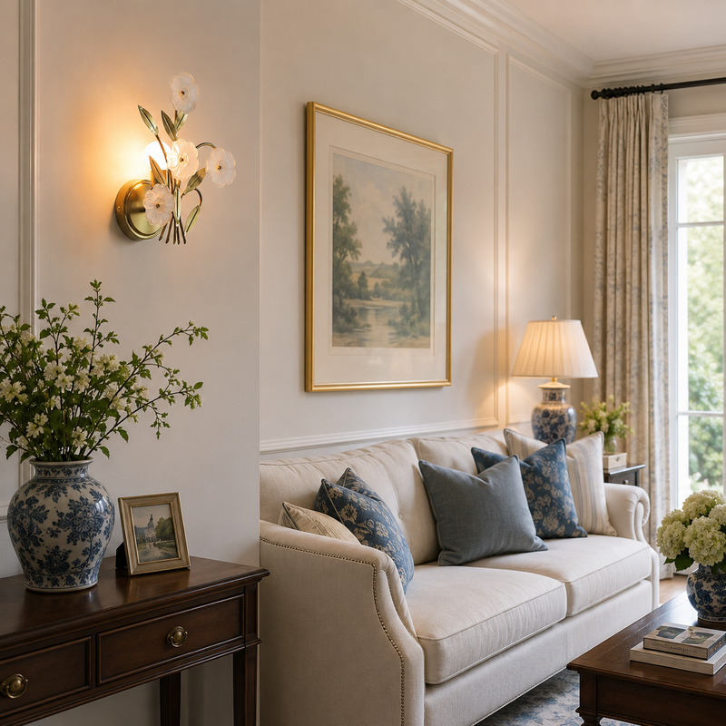 Floryssa Flower Wall Sconce