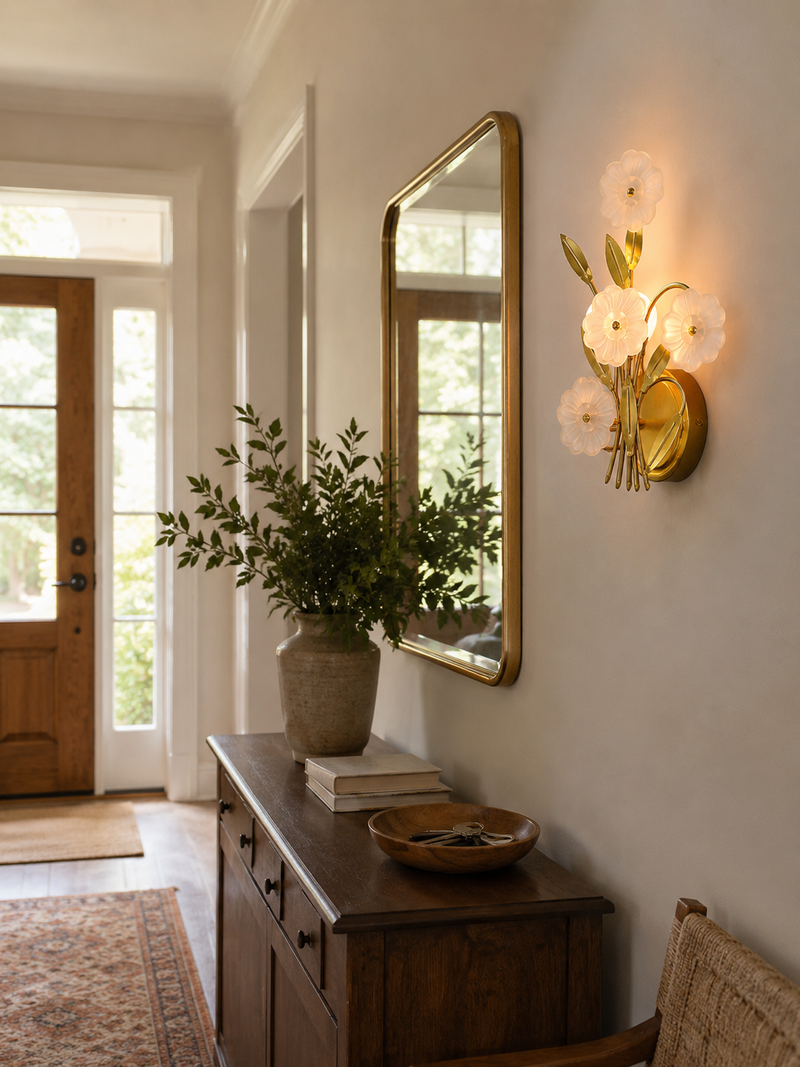 Floryssa Flower Wall Sconce