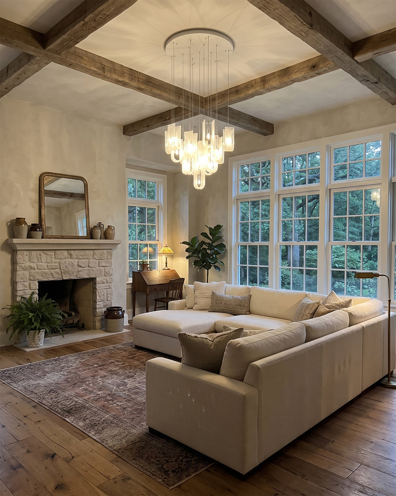 Fontaine Glass Chandelier