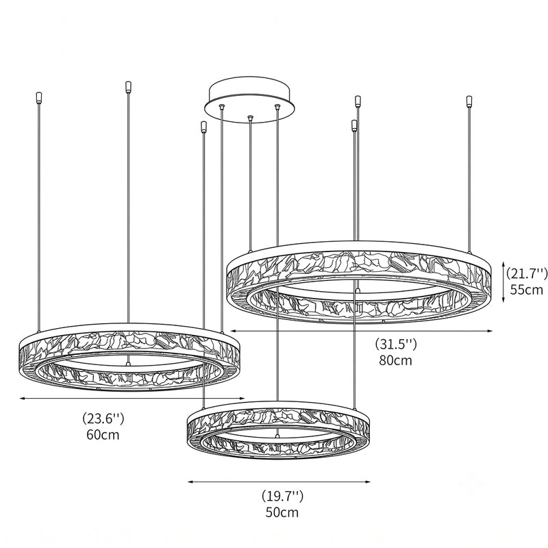 Freja Ring Chandelier