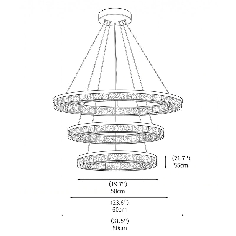 Freja Ring Chandelier