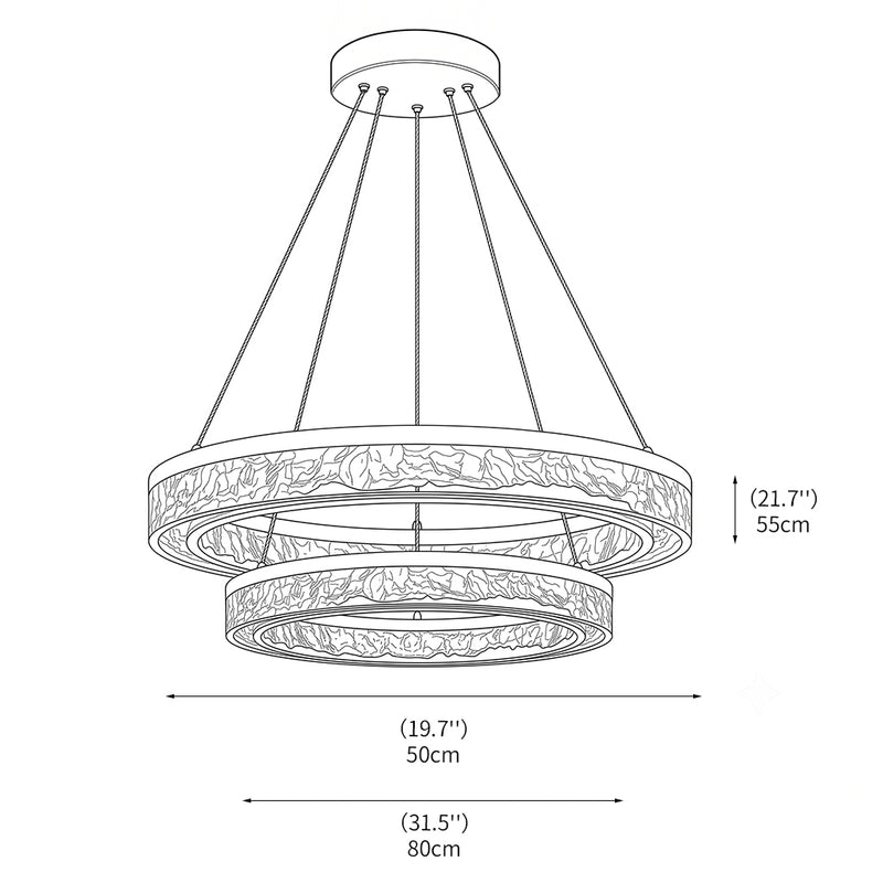 Freja Ring Chandelier