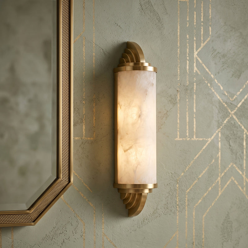 Gatsby Alabaster Wall Sconce