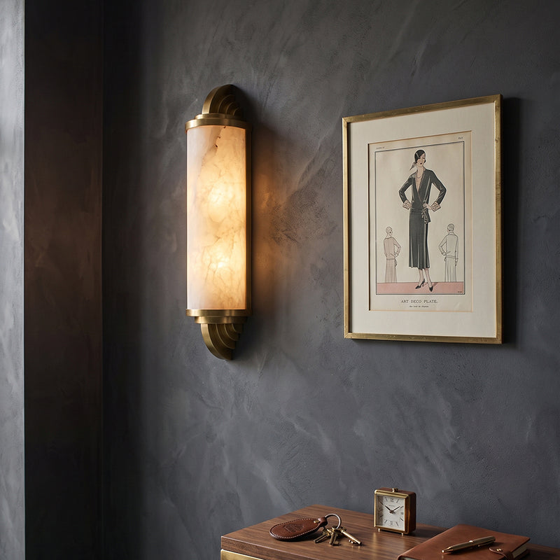 Gatsby Alabaster Wall Sconce