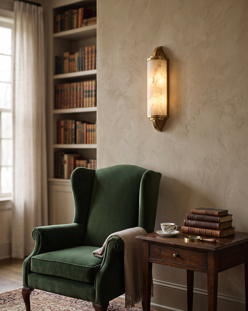 Gatsby Alabaster Wall Sconce