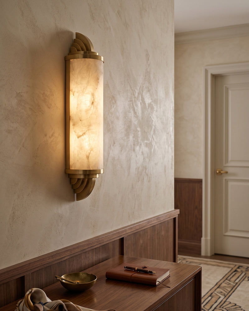 Gatsby Alabaster Wall Sconce