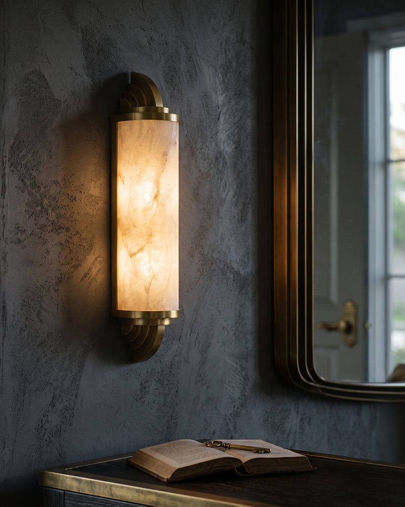 Gatsby Alabaster Wall Sconce