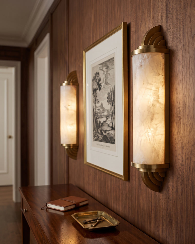Gatsby Alabaster Wall Sconce