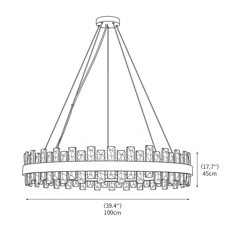 Gatsby Glass Chandelier