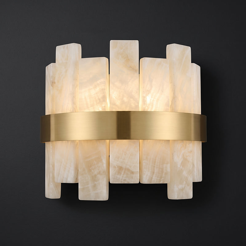 Calder Alabaster-Wandleuchte