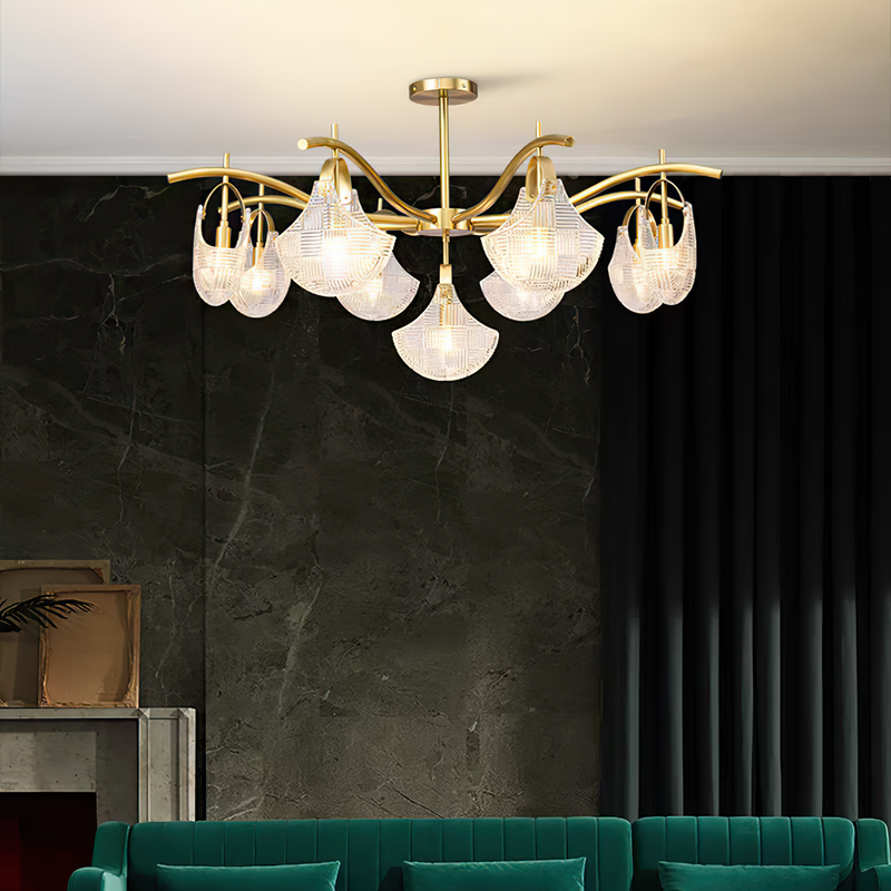 Gemma Glass Chandelier