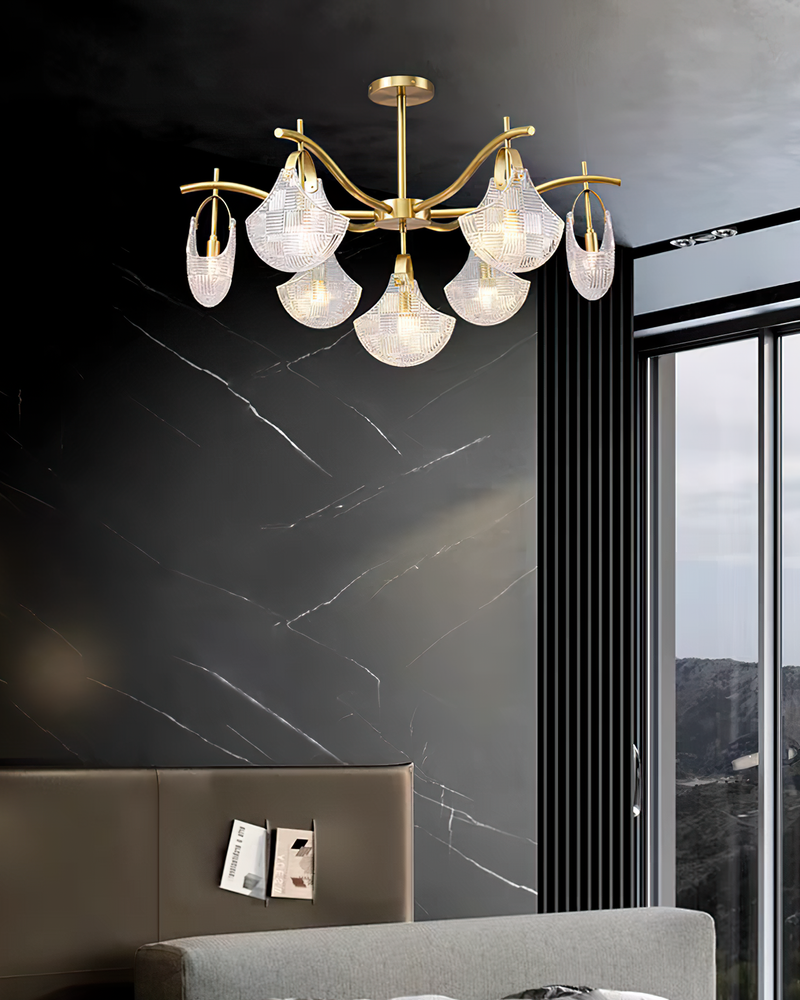 Gemma Glass Chandelier