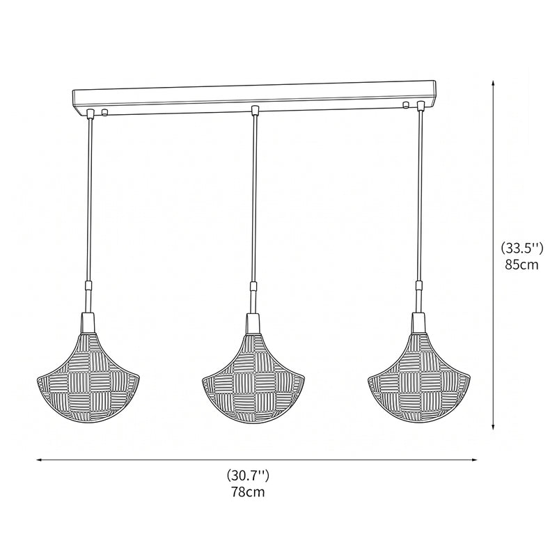 Gemma Glass Chandelier