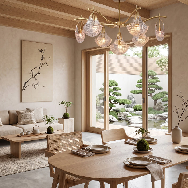 Gemma Glass Chandelier