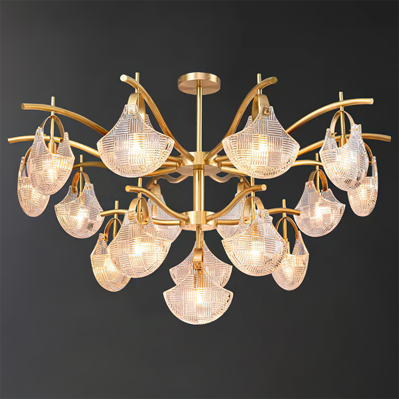 Gemma Glass Chandelier