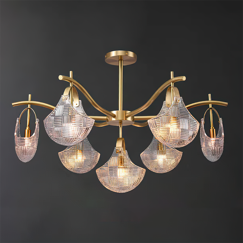 Gemma Glass Chandelier