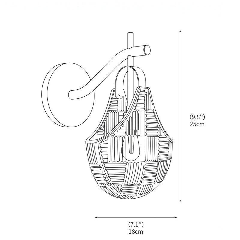 Gemma Glass Sconce