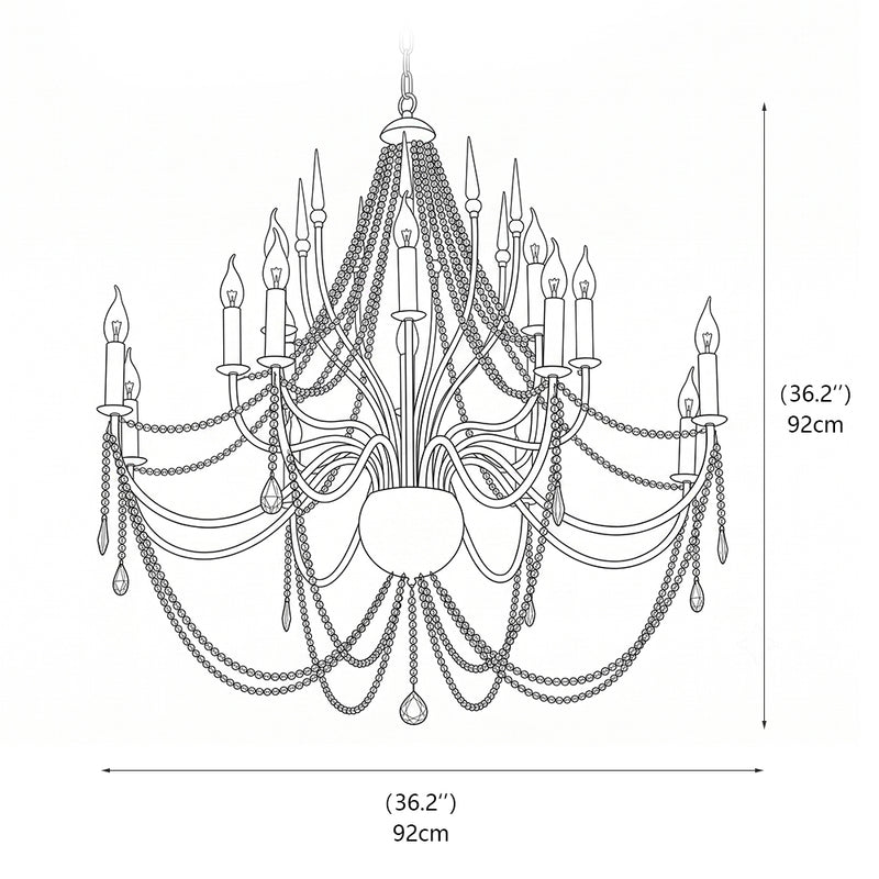 Genevieve Crystal Chandelier