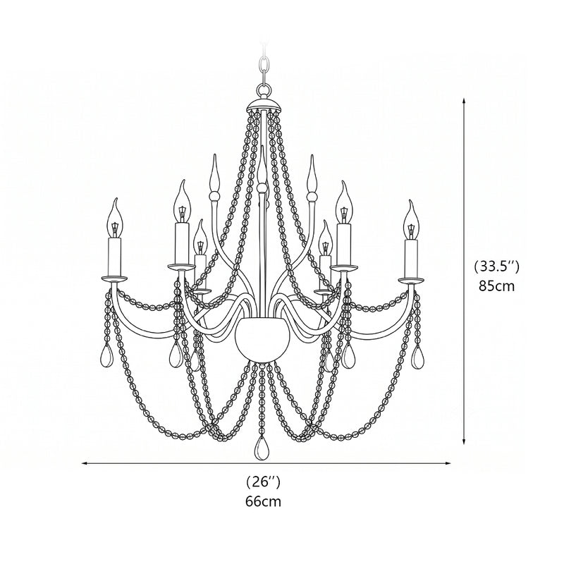 Genevieve Crystal Chandelier