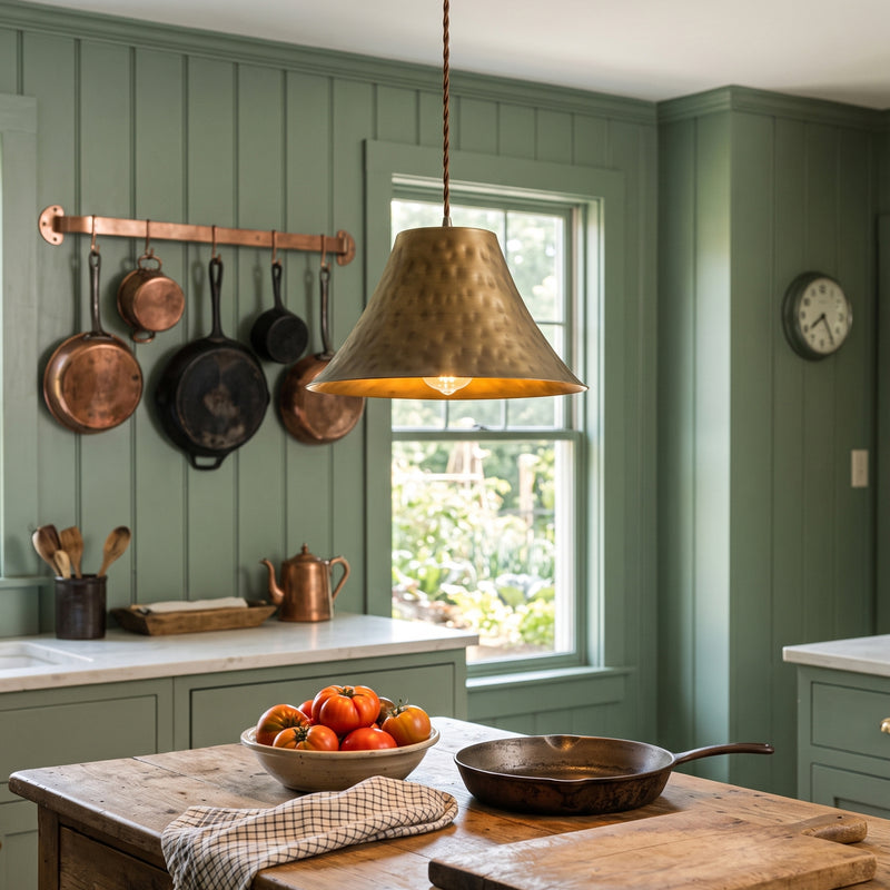 Gideon Brass Pendant Lamp