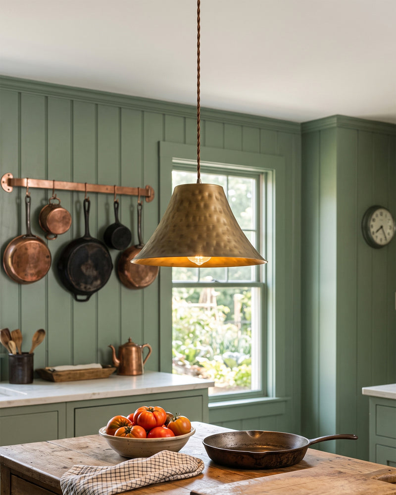 Gideon Brass Pendant Lamp